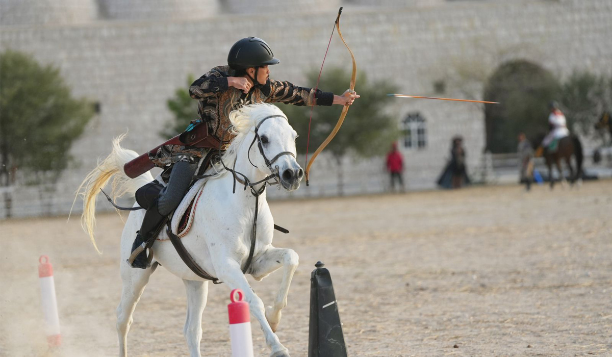 Horseback Archery Competition